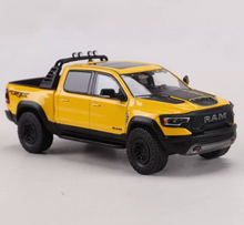 Load image into Gallery viewer, Shadow 1:64 Yellow RAM TRX Pickup Truck Sports Model Diecast Metal Car New Collection
