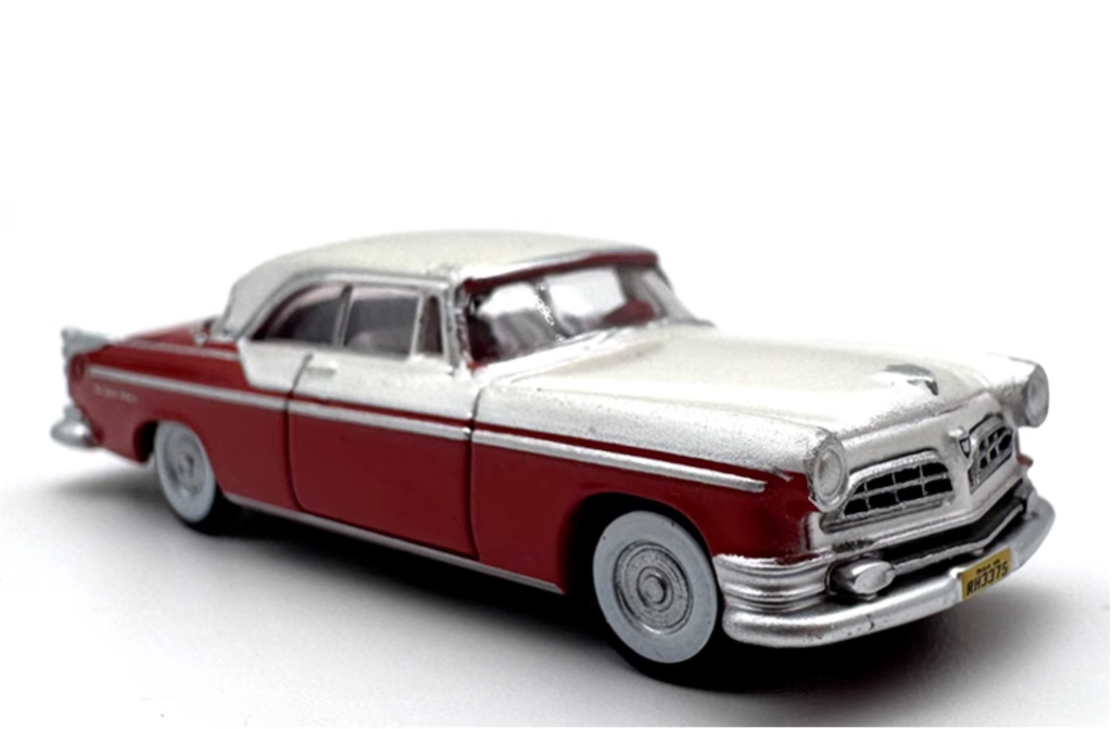 1:87 Red 1955 Chrysler Coupe Sports Classic Model Diecast Metal Car New Collection