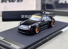 Load image into Gallery viewer, TM 1:64 Black RWB 964 Classic Sports Model Diecast Metal Car New Collection
