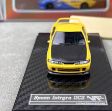 Load image into Gallery viewer, NA 1:64 JDM Yellow DC2 Integra Type R Racing Sport Model Diecast Resin Car New
