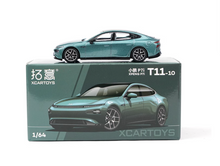 Load image into Gallery viewer, XCARTOYS 1:64 Green Xpeng P7i EV Sports Model Diecast Metal Car New Collection
