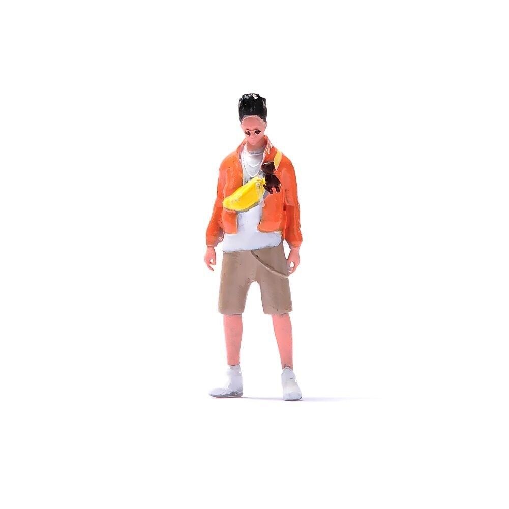 1:64 Painted Unpainted Figure Model Miniature Resin Diorama Sand Toy Trendy Boy New