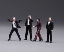 Load image into Gallery viewer, 1:64 Painted Figure Model Miniature Resin Diorama Toy Sand Bodyguard Security BN

