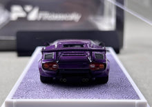 Load image into Gallery viewer, FY 1:64 Purple Countach LP5000 S QV Racing Sports Model Diecast Metal Car New Collection
