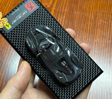 Load image into Gallery viewer, DMH 1:64 Black Full Carbon Laferrari Aperta Sports Model Diecast Resin Car New Collection
