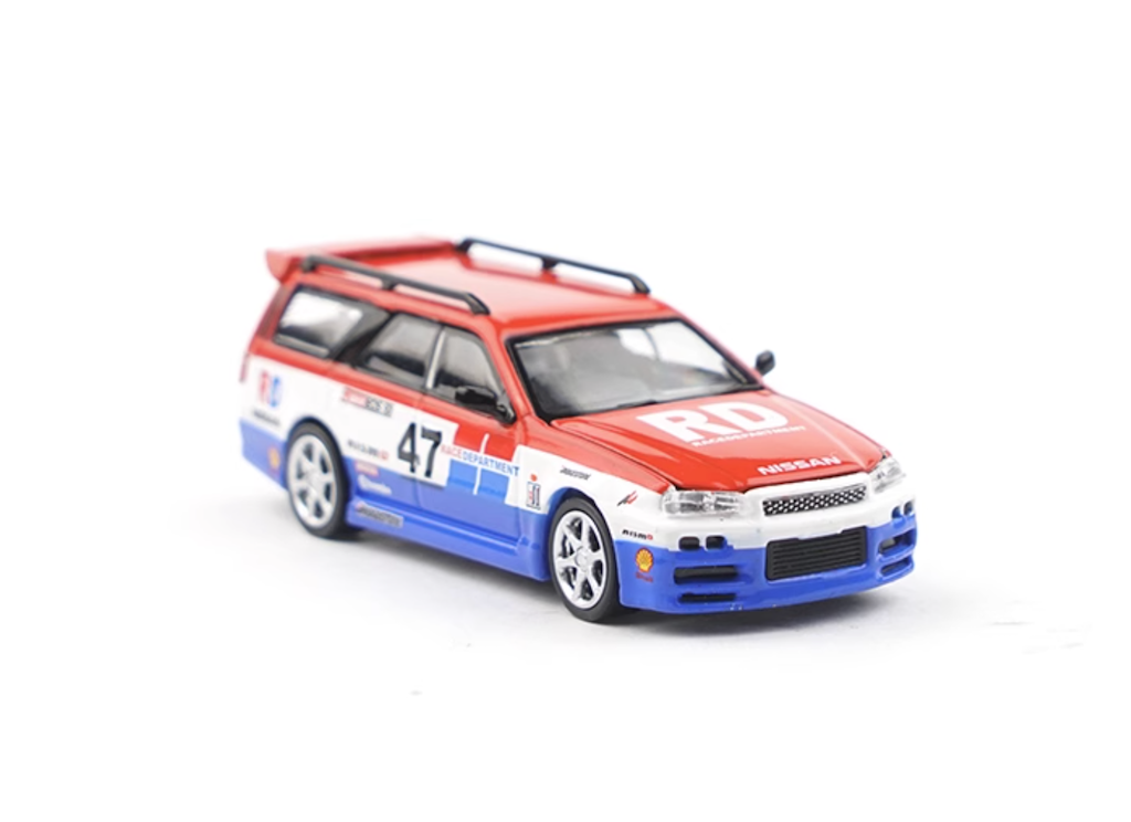 XCARTOYS 1:64 JDM Nissan Stagea Skyline R34 Wagon Racing Sports Model Toy Metal Car