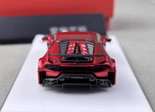 Load image into Gallery viewer, 1:64 Flame Red Huracan GT LP610 LBWK Racing Sports Model Diecast Resin Car New Collection
