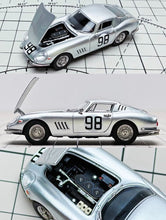 Load image into Gallery viewer, GFCC 1:64 Silver 1966 275 GTB #98 Classic Sports Model Diecast Metal Car New Collection
