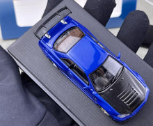Load image into Gallery viewer, Fuji 1:64 Blue Carbon Skyline GTR R34 Nismo Z-Tune Model Diecast Metal Car New Collection
