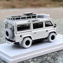 Load image into Gallery viewer, Master 1:64 White Defender SUV Van Camper Sport Model Diecast Metal Car
