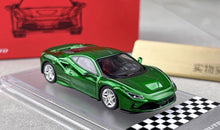 Load image into Gallery viewer, XF 1:64 Green F8 Tributo Racing Sports Diecast Model Metal CarNew
