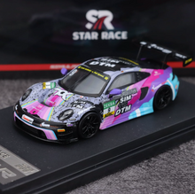 Load image into Gallery viewer, SR 1:64 911 992 GT3 RS #9 Sports Model Diecast Metal Car New Collection
