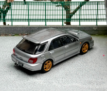 Load image into Gallery viewer, 1:64 Furuya Silver Impreza WRX STI VII 7 Wagon Sport Model Diecast Metal Car
