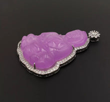 Load image into Gallery viewer, Nature Jade Guanyin Pendant Necklace Gift Jewelry charm Blessing Luck Jewelry d
