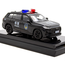 Load image into Gallery viewer, Stock 1:64 Black Police Q6 City SUV Sports Model Diecast Metal Car New Collection
