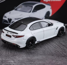 Load image into Gallery viewer, BBR 1:64 White Romeo Giulia GTA Sedan Sports Model Diecast Metal Car New Collection
