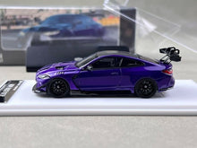 Load image into Gallery viewer, SW 1:64 Purple M4 G82 Widebody Sports Model Diecast Metal Car New Collection
