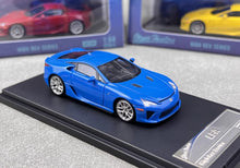 Load image into Gallery viewer, SH 1:64 Blue LFA Coupe Sports Model Diecast Resin Car New Collection
