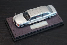Load image into Gallery viewer, MZS 1:64 Silver W126 1000Sel Luxury Limousine Model Diecast Metal Car New Collection
