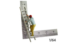 Load image into Gallery viewer, 1:64 Painted Figure Mini Model Miniature Resin Diorama Sand Boy With Ladder Man
