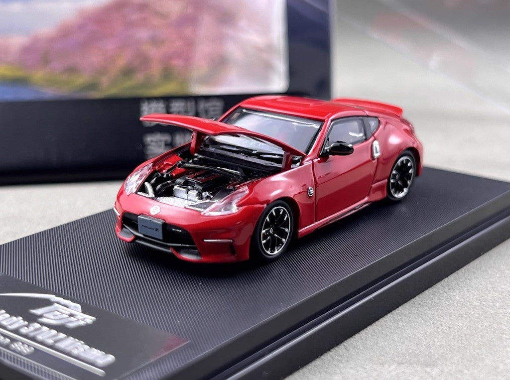 FUJI 1:64 Red JDM Fairelady 370Z RZ34 Sports Model Diecast Metal Car New Collection