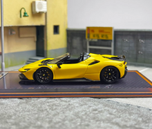 Load image into Gallery viewer, U2 1:64 Yellow SF90 Spider Super Racing Sports Model Diecast Resin Car Box
