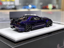 Load image into Gallery viewer, BZMW 1:64 Purple Skyline GTR R34 NISMO Z-Tune Model Diecast Resin Car New Collection

