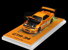 Load image into Gallery viewer, TM 1:64 Skyline GTR R34 Z-Tune NFS Figure Sports Model Diecast Metal Car New Collection
