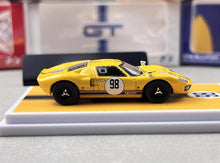 Load image into Gallery viewer, FY 1:64 Yellow #98 GT40 MK1 MK2 Coupe Racing Sport Model Diecast Metal Car New Collection
