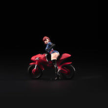 Load image into Gallery viewer, 1:64 Painted Unpainted Figure Model Miniature Resin Diorama Sand Motorbike Girl New
