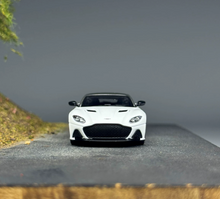 Load image into Gallery viewer, Minigt 1:64 White Martin DBS Coupe Sports Model Diecast Metal Car New Collection
