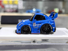 Load image into Gallery viewer, KR 1:64 Blue LBWK GTR R35 #12 Cute Q Sports Model Diecast Resin Car New Collection
