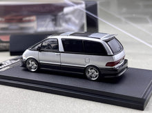 Load image into Gallery viewer, Mortal 1:64 Silver Previa Mini Van MPV Sports Model Diecast Metal Car New Collection

