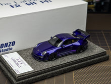 Load image into Gallery viewer, 1:64 Laboratory Purple 997 Widebody Sports Model Diecast Resin Car New Collection
