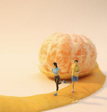 Load image into Gallery viewer, 1:64 Painted Figure Model Miniature Resin Diorama Toy Sand Running People Sports
