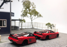 Load image into Gallery viewer, FY 1:64 Red JDM NSX TRA Camper Trailer Sports Model Diecast Metal Car New
