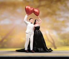 Load image into Gallery viewer, 1:64 Painted Figure Model Miniature Resin Diorama Toy Sand Wedding Couple Lovers
