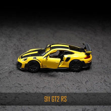 Load image into Gallery viewer, Bburago 1:64 Yellow 911 GT2 RS Racing Sports Model Diecast Metal Car New Collection

