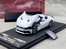 Load image into Gallery viewer, PK 1:64 White 12C Spider Convertible Sports Model Diecast Metal Car New Collection
