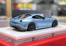 Load image into Gallery viewer, DMH 1:64 Ice Blue 599 GTO Racing Sports Model Diecast Resin Car New Collection
