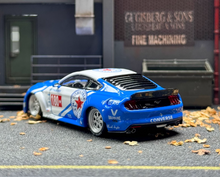 Load image into Gallery viewer, Liberty 1:64 Blue White Mustang Muscle Sports Model Diecast Metal Car New Collection
