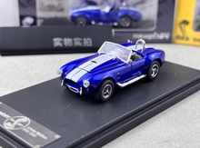 Load image into Gallery viewer, FW 1:64 Blue Shelby 427 COBRA Convertible Sports Model Diecast Metal Car New Collection
