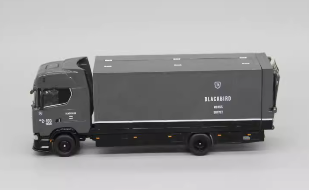 ⚠️専用品⚠️ GCD 1/64 Scania S730 ［グレー］ GCD 1:64 Grey Scania S730 Enclosed Double Deck Tow Truck Model