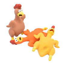 Load image into Gallery viewer, Dog Squeaky Toys Chew Puppy Rubber Chicken Pet Breeds Play Fetch Safe Durable
