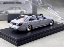Load image into Gallery viewer, RM 1:64 Silver S63 W222 V12 VIP Luxury Sedan Sport Model Diecast Metal Car New Collection
