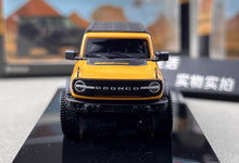 Load image into Gallery viewer, Shadow 1:64 Yellow Bronco ORV SUV 4 Doors Sports Model Diecast Metal Car New Collection
