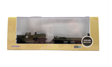 Load image into Gallery viewer, 1:76 Green US Army Diamond T Transporter Trailer Model Diecast Metal Car New Collection
