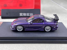 Load image into Gallery viewer, Mortal 1:64 Purple RX-7 FD Veilside Racing Sports Model Diecast Metal Car New Collection
