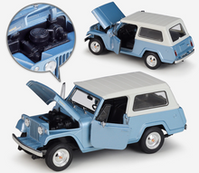 Load image into Gallery viewer, WELLY 1:24 1967 Jeepster Commando Station Wagon Model Diecast Metal Car New

