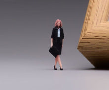 Load image into Gallery viewer, 1:64 Painted Figure Model Miniature Resin Diorama Sand Office Lady Businesswoman
